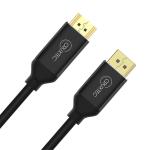 Cruxtec DisplayPort 1.4 to HDMI 2.1 Cable - 2m - 8K/60Hz & 4K/120Hz