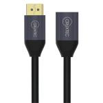 Cruxtec DisplayPort 1.4 Male to Female Extension Cable - 1m 8K/60Hz & 4K/120Hz