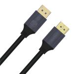 Cruxtec DisplayPort 2.1 Male to Male Cable - 2m 40Gbps - 16k/30Hz & 8K/60Hz & 4K/240Hz