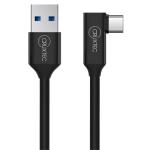 Cruxtec 90 Degree Angle USB-A to USB-C VR Cable - 5m Compatible with Oculus Link Cable / Quest 2