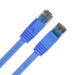 Cruxtec Cat6 Flat Ethernet Cable - 10m - Blue