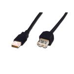 Digitus AK-300202-050-S USB-A 2.0 Male to USB-A Female Extension Cable - 5m