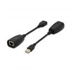 Digitus DA-70139-2 Cat5e USB Line Extender - 20cm Up to 45m