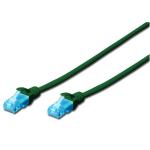 Digitus DK-1512-010/G Cat5e UTP Patch Lead - 1m - Green
