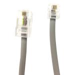 Dynamix C-RJ1245-2 4C RJ12 to RJ45 Cable - 2m - Grey All Pins Connected Crossed
