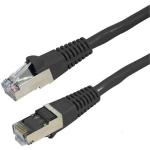 Dynamix PLK-AUGS-15 Cat6A RJ45 Patch Lead - 15m - Black S/FTP - Shielded - 10G - 26AWG - 500MHz - Gold Plated