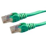 Dynamix PLG-C6A-1H Cat6 RJ45 Patch Lead - 1.5m - Green UTP - T568A - 250MHz - 24AWG - Slimline - Snagless - Gold Plated
