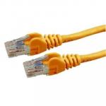 Dynamix PLO-C6A-7H Cat6 RJ45 Patch Lead - 7.5m - Orange UTP - T568A - 250MHz - 24AWG - Slimline - Snagless - Gold Plated