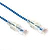 Dynamix PLSE-C6-0.25 Cat6A RJ45 Patch Lead - 25cm - Blue UTP - 10G - 30AWG - Ultra-Slim - Gold Plated - PoE 802.3af Dynamix PLSE-C6-0.25 Cat6A RJ45 Patch Lead - 25cm - Blue UTP - 10G - 30AWG - Ultra-Slim - Gold Plated - PoE 802.3af
