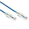 Dynamix PLSE-C6-1.25 Cat6A RJ45 Patch Lead - 1.25m - Blue UTP - 10G - 30AWG - Ultra-Slim - Gold Plated - PoE 802.3af Dynamix PLSE-C6-1.25 Cat6A RJ45 Patch Lead - 1.25m - Blue UTP - 10G - 30AWG - Ultra-Slim - Gold Plated - PoE 802.3af