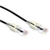 Dynamix PLSK-C6-0.25 Cat6 RJ45 Patch Lead - 25cm - Black UTP - Slimline - Gold Plated - Not HDBaseT Compatible Dynamix PLSK-C6-0.25 Cat6 RJ45 Patch Lead - 25cm - Black UTP - Slimline - Gold Plated - Not HDBaseT Compatible