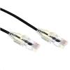 Dynamix PLSK-C6-1.5 Cat6A RJ45 Patch Lead - 1.5m - Black UTP - 10G - 30AWG - Ultra-Slim - Gold Plated - PoE 802.3af Dynamix PLSK-C6-1.5 Cat6A RJ45 Patch Lead - 1.5m - Black UTP - 10G - 30AWG - Ultra-Slim - Gold Plated - PoE 802.3af