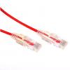Dynamix PLSR-C6-0.5 Cat6A RJ45 Patch Lead - 50cm - Red UTP - 10G - 30AWG - Ultra-Slim - Gold Plated - PoE 802.3af Dynamix PLSR-C6-0.5 Cat6A RJ45 Patch Lead - 50cm - Red UTP - 10G - 30AWG - Ultra-Slim - Gold Plated - PoE 802.3af