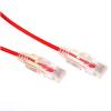 Dynamix PLSR-C6-1.5 Cat6A RJ45 Patch Lead - 1.5m - Red UTP - 10G - 30AWG - Ultra-Slim - Gold Plated - PoE 802.3af Dynamix PLSR-C6-1.5 Cat6A RJ45 Patch Lead - 1.5m - Red UTP - 10G - 30AWG - Ultra-Slim - Gold Plated - PoE 802.3af