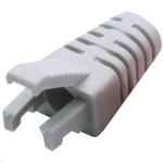 Dynamix SRS-BV2-LGRY-20 LITE GREY RJ45 Strain Relief Boot - Slimline with Clip Protector (6.0 mm Outside Diameter) 20pk Bag