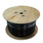 Dynamix C-C6-SLDGEL 305m Cat6 Black SOLID GEL Filled Outdoor cable 23AWGx4P, 250MHz, UV Stabilised Black PE Jacket, Supplied on a Wooden Reel, Below ground installation