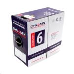 Dynamix C-C6EXT-SLDBK Cat6 UTP External Solid Cable - 305m - Black 250MHz - 23AWG x 4P - UV Stabilised PE Jacket - Supplied on Wooden Reel