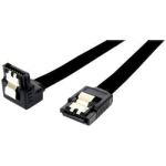 Dynamix C-SATA3-R 50cm Right Angled SATA 6Gbs Data Cable with Latch. Black Colour