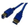 Dynamix C-U3AB-3 USB-A 3.0 to USB-B Cable - 3m - Blue Dynamix C-U3AB-3 USB-A 3.0 to USB-B Cable - 3m - Blue