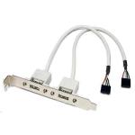 Dynamix USB-SLOT-2 USB Card - 2 Port Type A Female - 2x 5 Pin - Bracket
