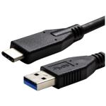 Dynamix C-U3.1CA-1 10Gbps USB-C 3.1 to USB-A Cable - 1m - Black Supports 3A Current