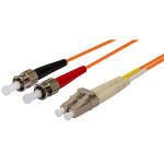 Dynamix FL-LCST-1 OM1 LC to ST Fibre Lead - 1m 62.5 Micron - Duplex - Multimode