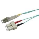 Dynamix FL-LCSC50-1 OM3 LC to SC Fibre Lead - 1m 50 Micron - Duplex - Multimode