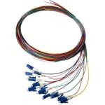 Dynamix FPT-OM1LC-12 OM1 LC Pigtail - 12 Pack - 2m Multimode - Colour Coded - 900um - Tight Buffer