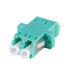 Dynamix A-FIBLCLC-DAQ Duplex Multi-Mode LC/LC Fibre Joiner - Aqua PhBr Sleeve