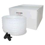 Dynamix EW-2520C Easy Wrap Cable Management - 20m x 25mm - Clear Bulk Packed - Includes Tool
