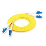 ETU-LINK Fiber Cable - 3m - Yellow LC to LC - OS2 - Single-mode - 9/125µm