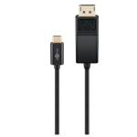 Goobay 51767 4K 60Hz USB-C to DisplayPort Adapter Cable - 1.2m - Black