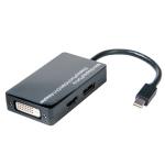 Laser CB-DC-MDP3IN1 3in1 Mini DisplayPort to DisplayPort HDMI DVI Adapter Male to 3 Female