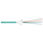 Legrand 32666 OM4 Cable - 6F - Aqua T-Buffer - Indoor/Outdoor - Per Metre