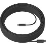 Logitech Conference Cam Strong USB cable 10M, USB 3.2 Gen 2 Active Optical Cable 10 Gbps For Logitech Tap, Meetup and Rally Conference Camera