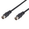 Dynamix CA-RF-MM5 Coaxial RF Male to Male Aerial Cable - 5m Dynamix CA-RF-MM5 Coaxial RF Male to Male Aerial Cable - 5m