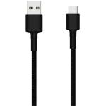 Xiaomi Mi USB-C to USB-A High Quality Braided Cable, Black, 1M, Durable, Support Samsung Fast  Charging