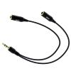 Moki ACC-SPLITC 3.5mm Audio Splitter Cable - Black Moki ACC-SPLITC 3.5mm Audio Splitter Cable - Black