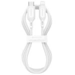 Mophie Essential USB-C to Lightning Cable - 1m - White Soft Braided Nylon