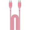 Momax 1-Link Flow 60W USB-C Cable - 1.2m - Pink PD Fast Charging - Translucent Design - High Quality TPE & Silicon - Supports Apple iPhone / iPad Pro / iPad Air / Samsung / Oppo / Oneplus / Nothing Phone Momax 1-Link Flow 60W USB-C Cable - 1.2m - Pink PD Fast Charging - Translucent Design - High Quality TPE & Silicon - Supports Apple iPhone / iPad Pro / iPad Air / Samsung / Oppo / Oneplus / Nothing Phone