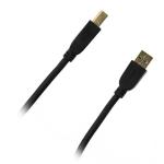 PUDNEY P1461K USB 3.0 - 5Gbps USB-A to USB-B Cable - 1m - Black Data & Charge - PVC