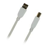 PUDNEY P1461 USB 3.0 - 5Gbps USB-A to USB-B Cable - 1m - White Data & Charge - PVC