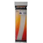 Powerforce POWCT3004NT-100 Standard - Nylon 6/6 Cable Tie - 300mm x 4.8mm - Natural - 100 Pack Indoor - UL 94V-2 Flammability Rating - MIL-S-23190E Tensile Strength