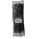 Powerforce POWCT3807BK-100 UV Resistant - Nylon 6/6 Cable Tie - 380mm x 7.6mm - Black - 100 Pack Indoor / Outdoor - UL 94V-2 Flammability Rating - MIL-S-23190E Tensile Strength - Carbonate A