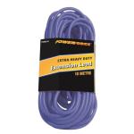 Powerforce POWBEL10 10m Extra Heavy Duty Power Extension Lead - Blue 15A - 3 Core 1.5mm Cable - Power-On LED in Clear Moulded Plastic