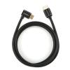 Promate PROLINK4K1-300 4K 60Hz HDMI Cable - 3m - Black Right Angle - 24K Gold Plated - High-Speed Ethernet - 3D Support - Mesh Braided - PVC Promate PROLINK4K1-300 4K 60Hz HDMI Cable - 3m - Black Right Angle - 24K Gold Plated - High-Speed Ethernet - 3D Support - Mesh Braided - PVC