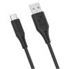 Promate POWERLINK-AC200B 3A - 480Mbps USB-A to USB-C Cable - 2m - Black Soft Silicone - Tangle Resistant - 25000+ Bend Lifespan - Data & Charge Promate POWERLINK-AC200B 3A - 480Mbps USB-A to USB-C Cable - 2m - Black Soft Silicone - Tangle Resistant - 25000+ Bend Lifespan - Data & Charge
