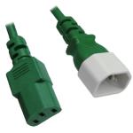 RackPower CM0CC150GN 10A C14 to C13 Cable - 1.5m - Green 0.75mm2 - PVC