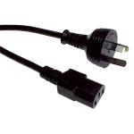 RackPower CM1NC075 10A 3-Pin to C13 Cable - 75cm - Black 1mm2 - PVC