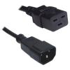 RackPower CM2CC100-12 10A - 16A C19 C14 to C19 Cable - 1m - Black 1.5mm2 - PVC RackPower CM2CC100-12 10A - 16A C19 C14 to C19 Cable - 1m - Black 1.5mm2 - PVC